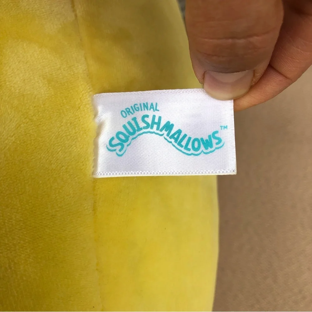 Kellytoy Squishmallow 18” Nixie Butterfly Soft‎ Yellow Tie Dye Plush Pillow
